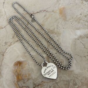 Tiffany & Co. Return to Tiffany Heart Tag Pendant 925 Sterling Silver ($901)